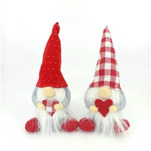 2024 valentine's day gift heart holiday mini gnome plush dolls faceless
