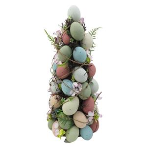 Decorazione per albero topiaria con uovo di Pasqua