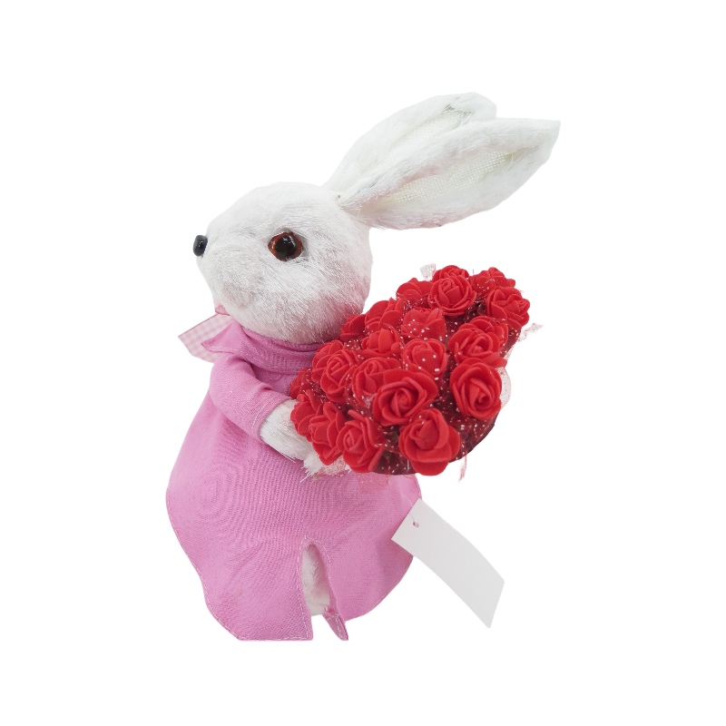 Valentine's Day Cute Rabbit with Love Heart