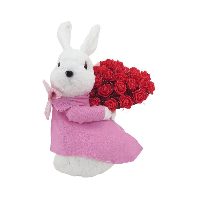 Valentine's Day Cute Rabbit with Love Heart