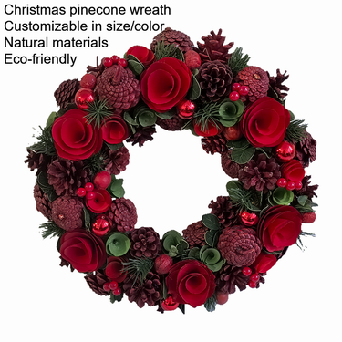 pinecone Christmas wreath