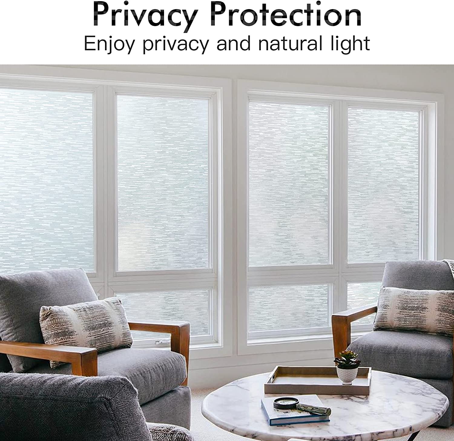 One Way Frosted Privacy Tint Film For Glass Window