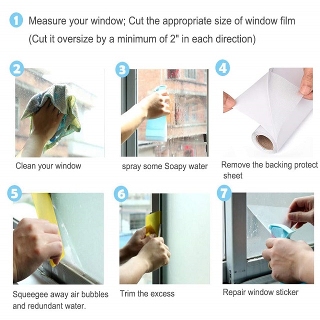 Transparent glass explosion-proof membrane