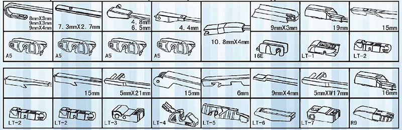 multi fit wiper blades