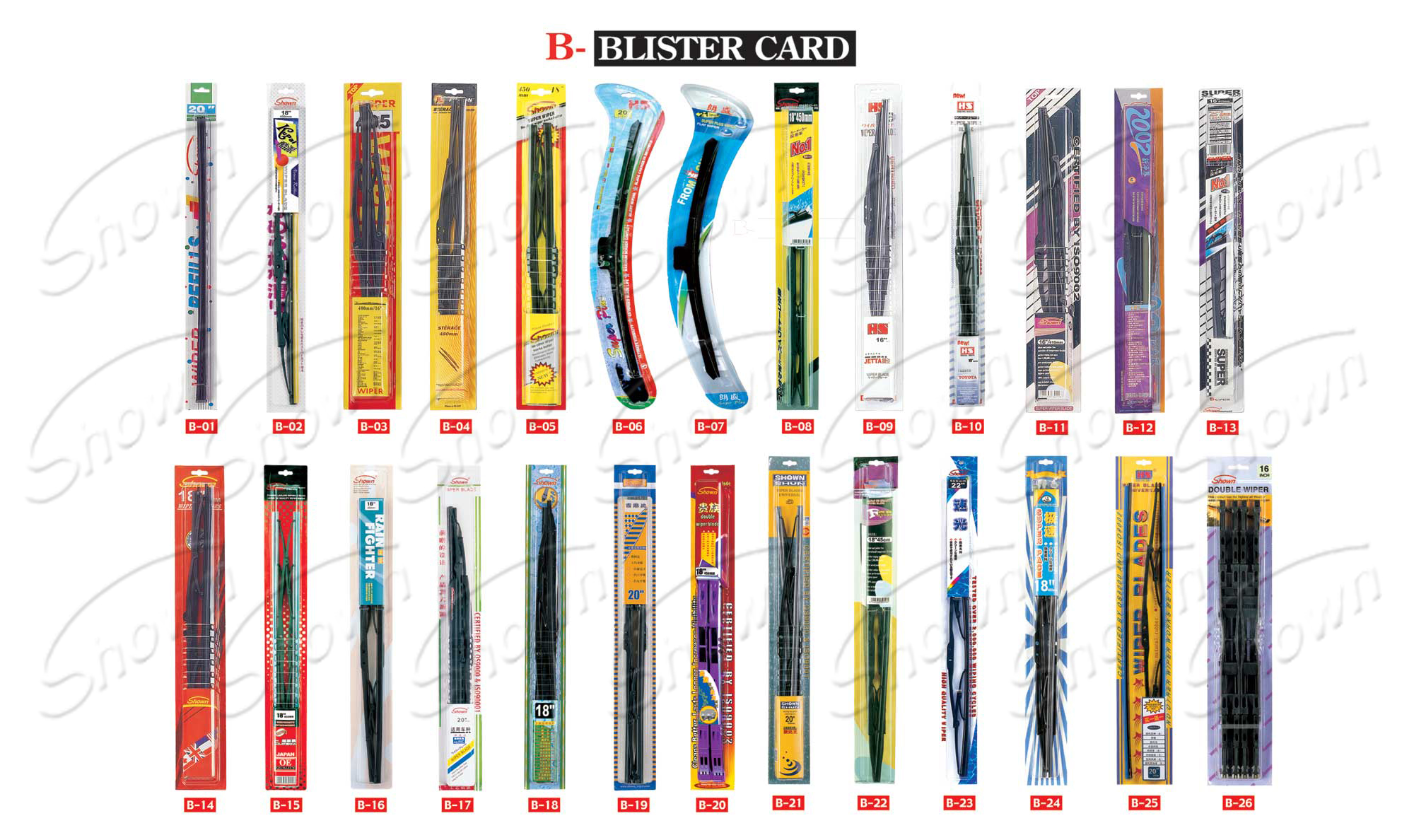blister card package