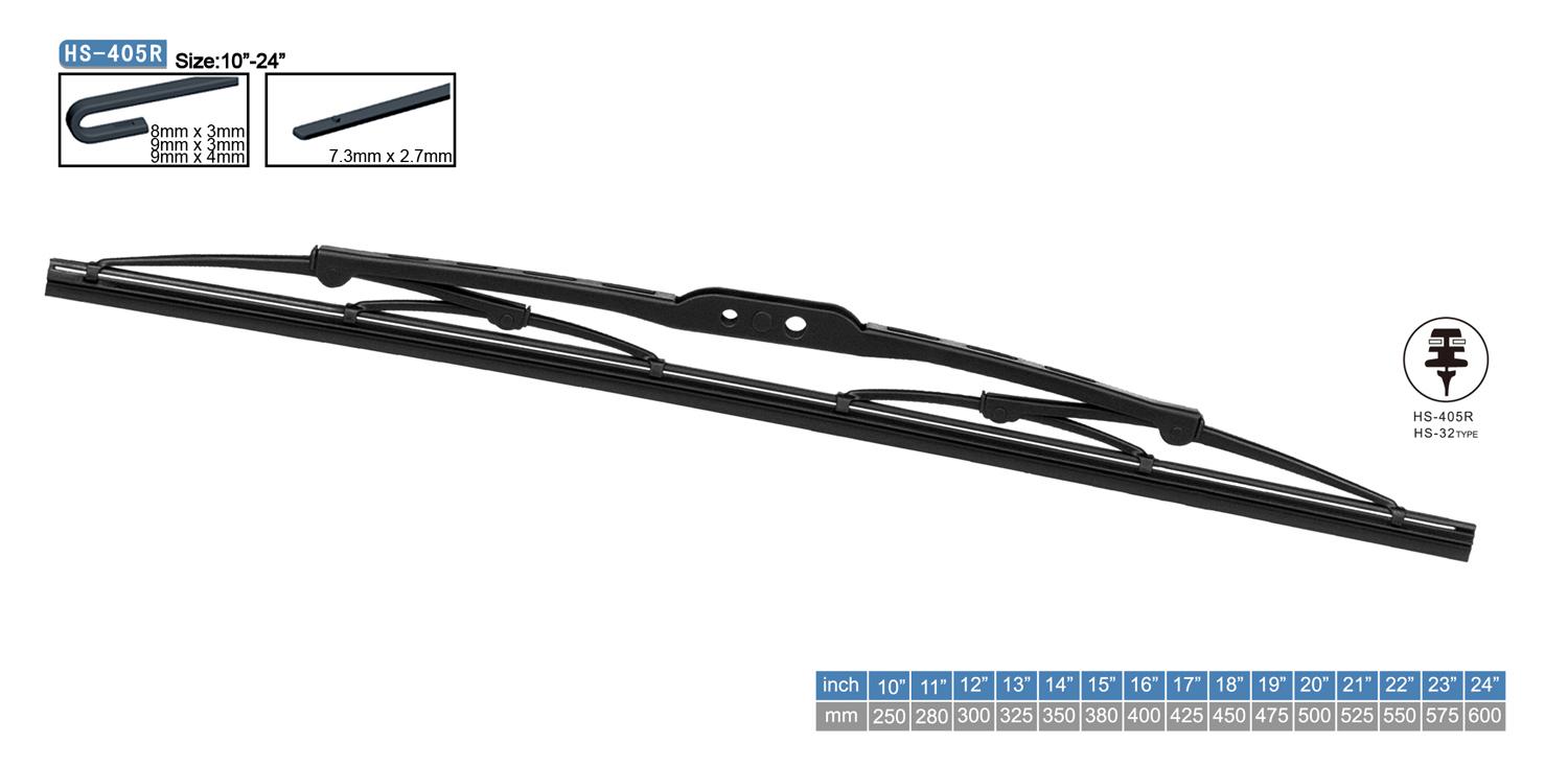 u-hook wiper blade