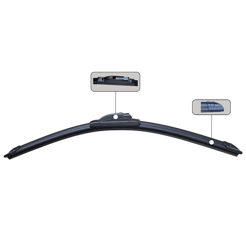 New Design Flat Wiper Blade with Multi-fit Adapters