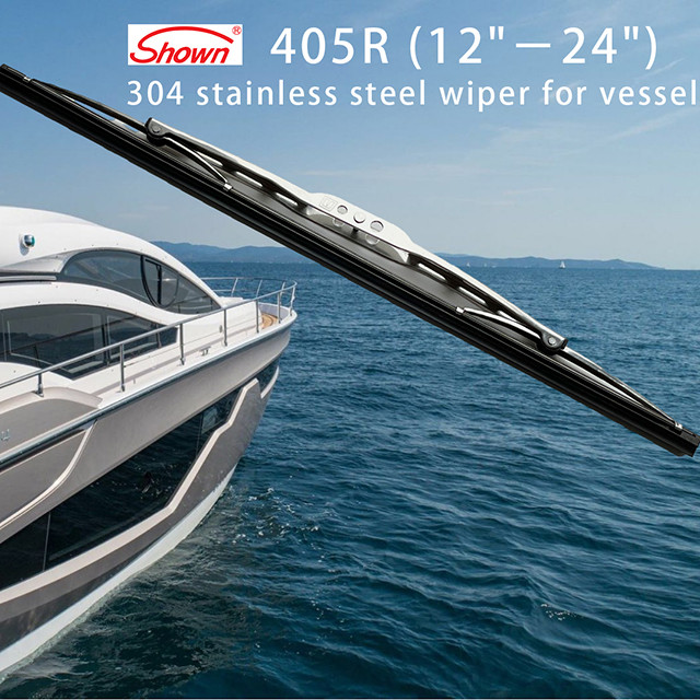Stainless steel wiper blades for boat ship yacht marine