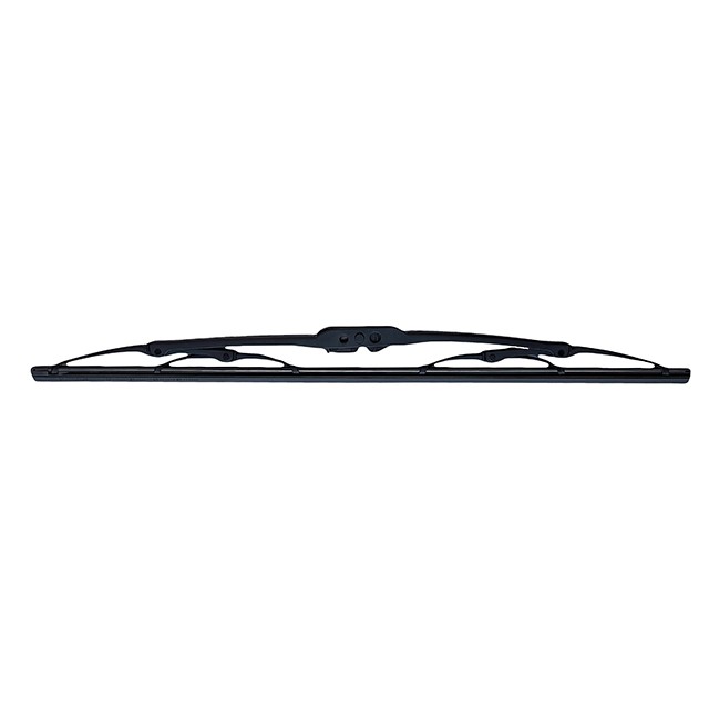 Metal frame windshield wiper blades