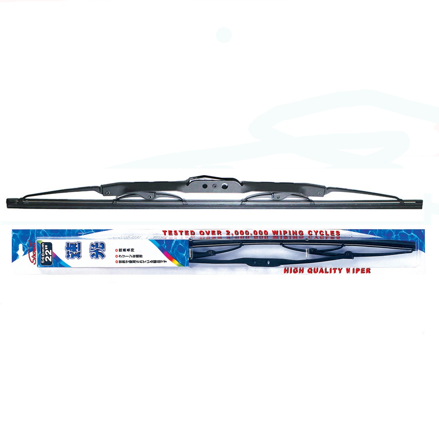 Universal metal frame wiper blade