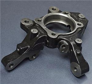 CNC milling ductile iron steering knuckle