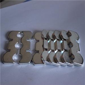 Zinc-plating copper contact plate for electrical appliance