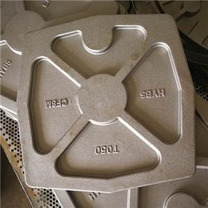 Stainless steel investing casting parts, valve square plates
