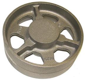 China iron foundry - cast steel flywheel