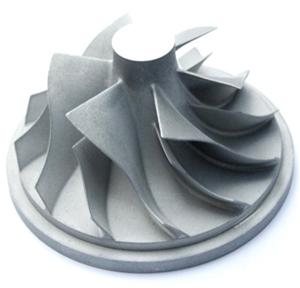 Aluminium casting turbine compressor impeller