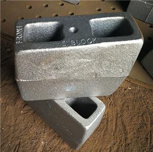 High quality cast iron grey iron ductile iron counterweight