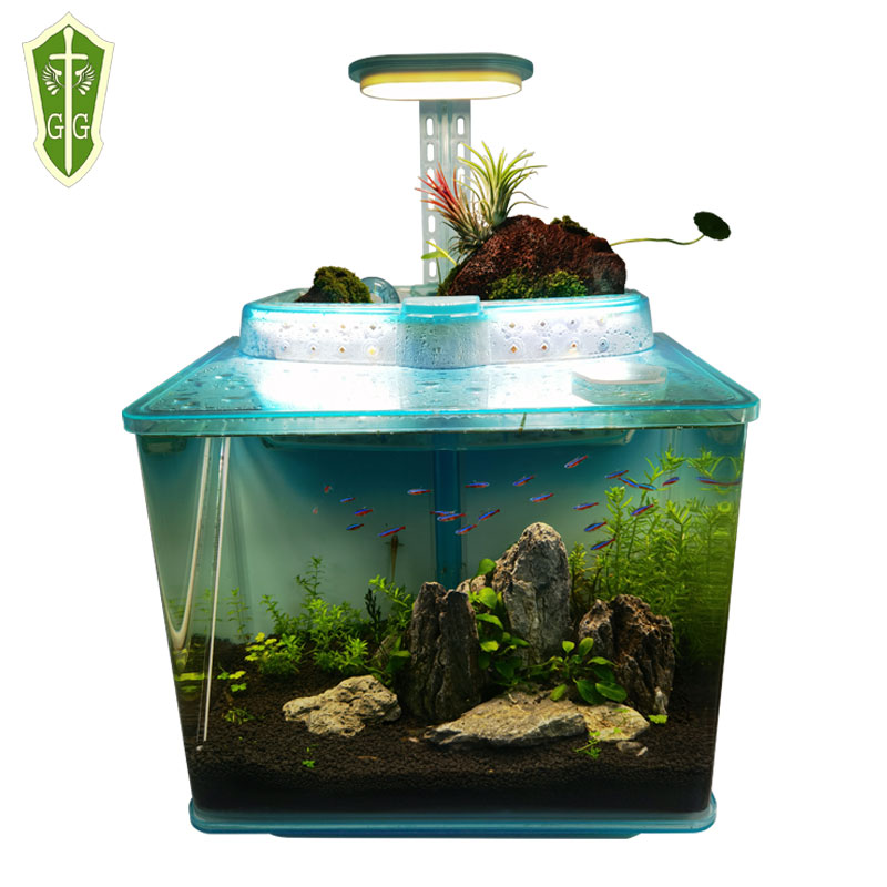 Supply Household Small Aerobic Fish Tank Wholesale Factory JiangYin JiuPin Aqarium