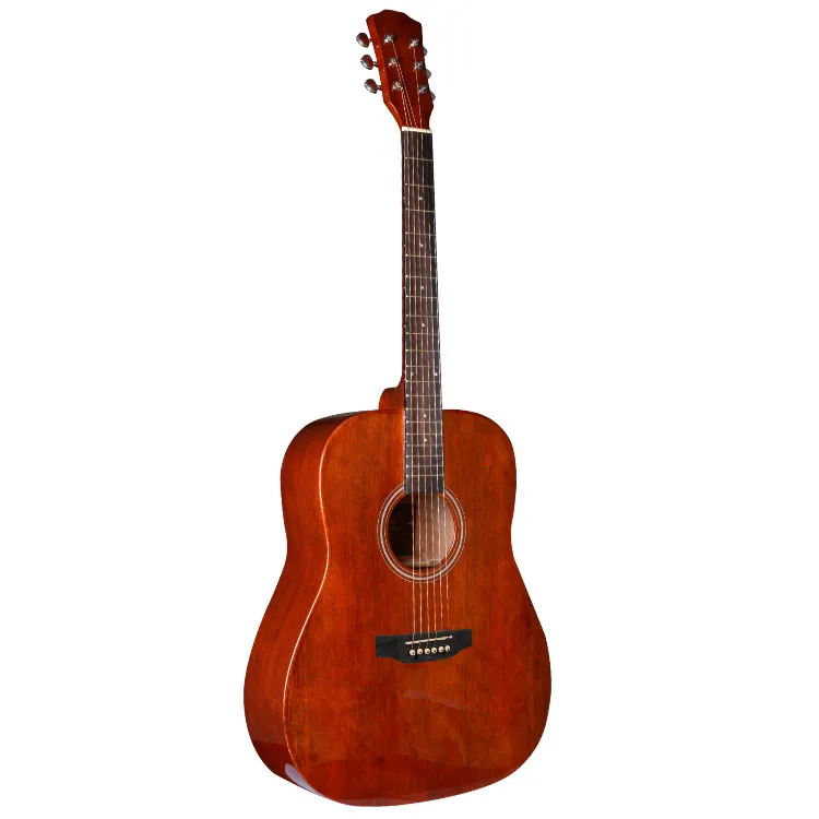 Jumbo Solid Mahogany 41 Baritone Acoustic Guitar