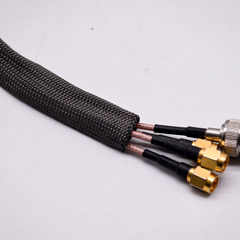 Funda protectora de envoltura de cable de alambre trenzado Nomex