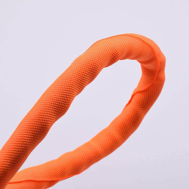 Envoltura de telar de alambre trenzado dividido tejido automotriz naranja