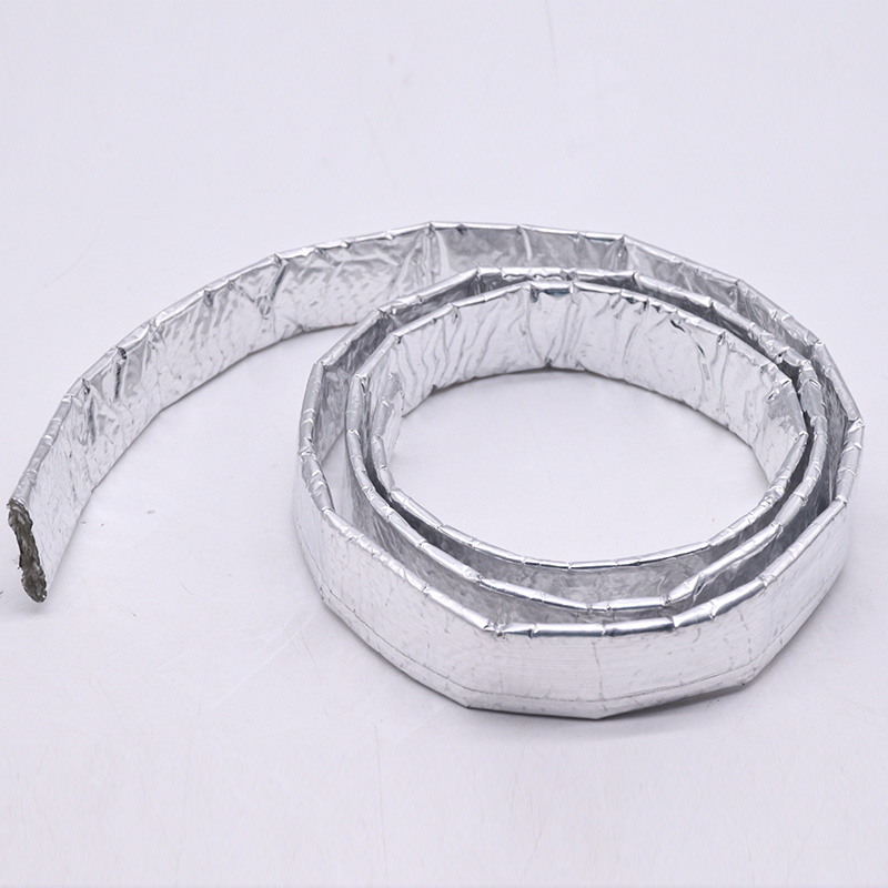 Manchon de câble en fibre de verre résistant à la chaleur en aluminium