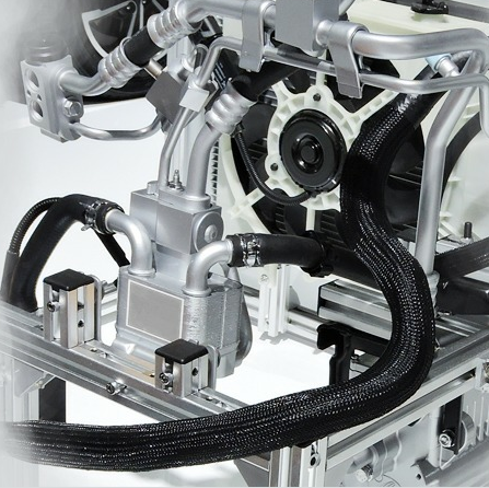 Sử dụng ống bọc cáp bện ở đâu?