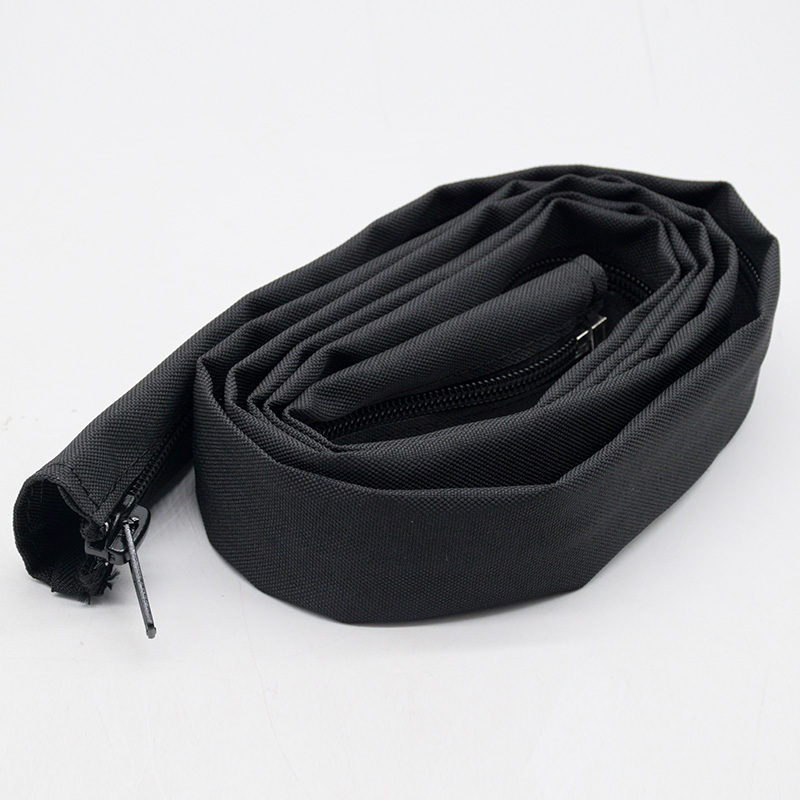 Zipper Braided Cable Wrap Sleeve
