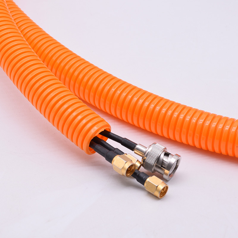 Luva de cabo de tubo de tear de fio laranja complicado