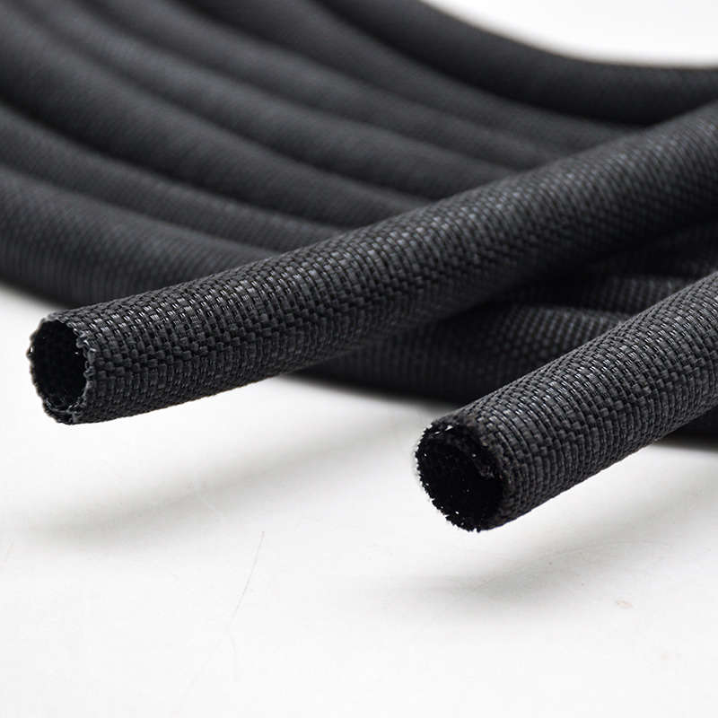 Twist In Fabric Wrap Around Braided Cable Sleeving