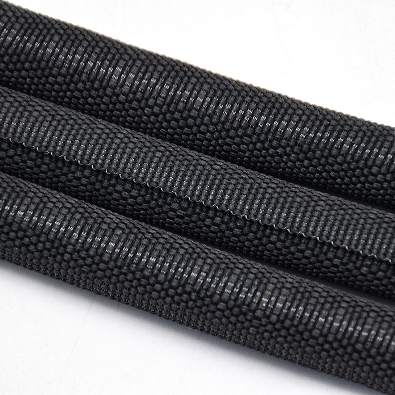 Twist In Fabric Wrap Around Braided Cable Sleeving