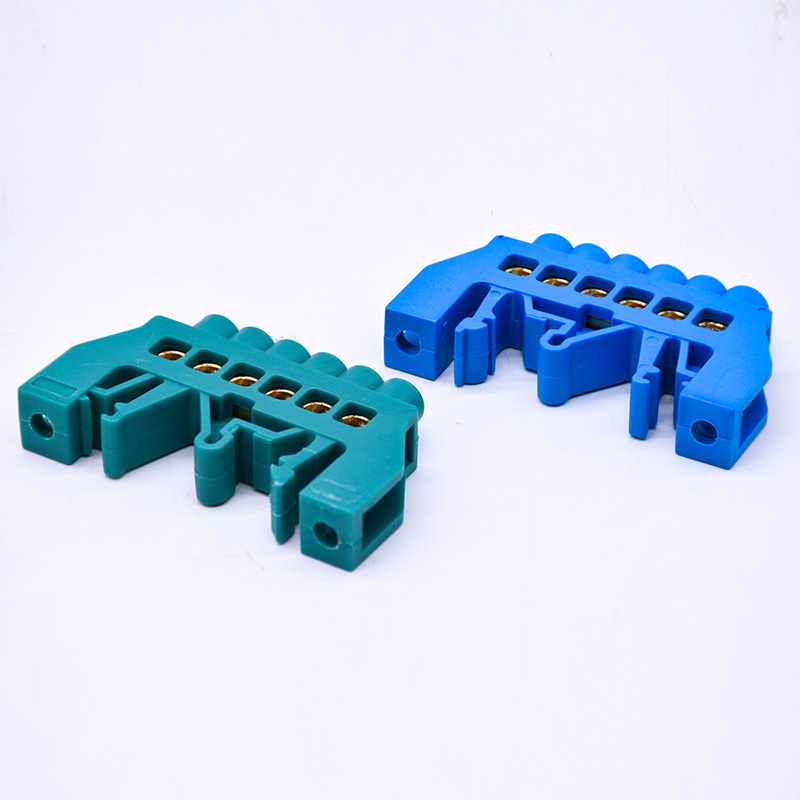 Earthing connector din rail holder terminal blocks