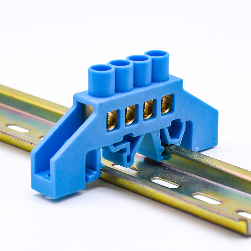 Bloques de terminales del soporte del carril din del conector de puesta a tierra