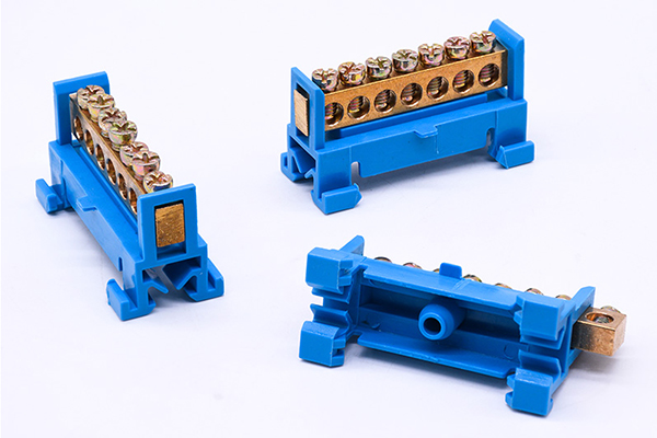 Brass Terminal Block DIN Rail Type Bottom Seat