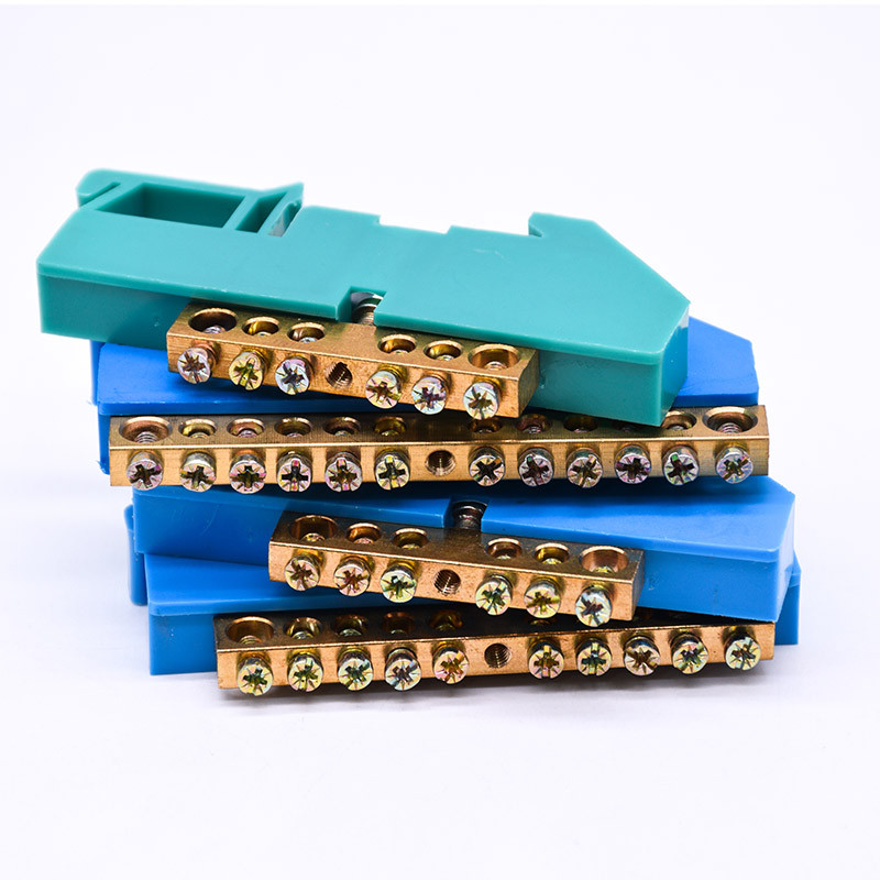 Rail Bracket Copper Bar Ground Wire Terminal Block