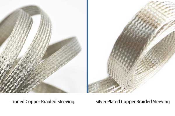 silver-plated copper braid