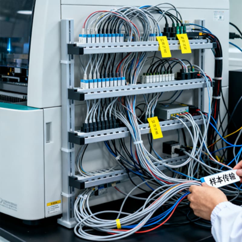 Ống bọc cáp mã màu: Cải thiện độ an toàn và hiệu quả trong môi trường phòng sạch và phòng thí nghiệm