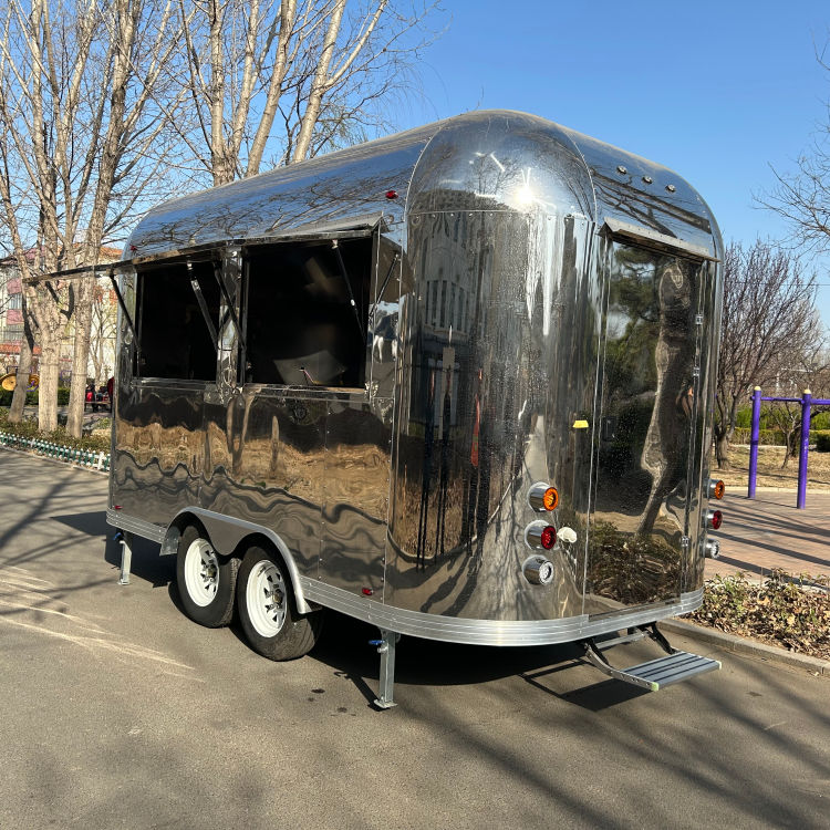 Mobile hot dog trailer