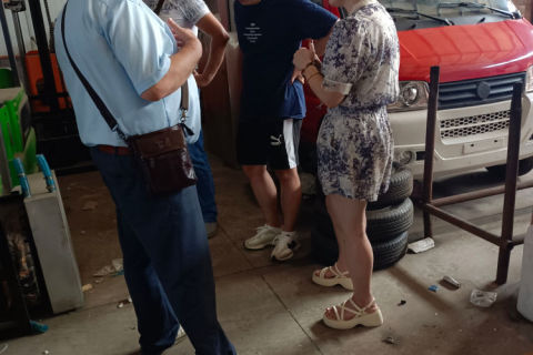 Electric truck, electric forklift