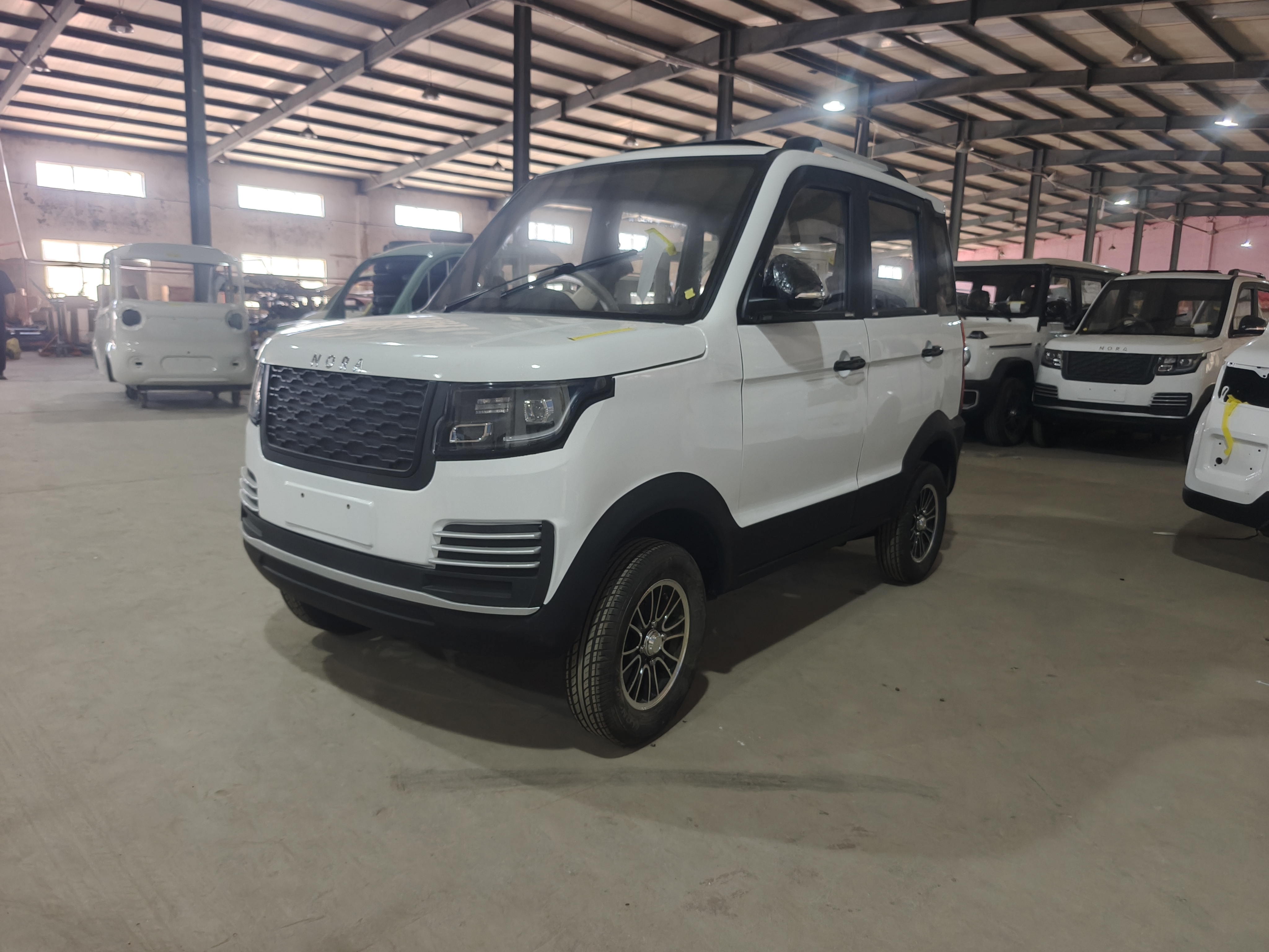 Delivery of low-end electric cars.