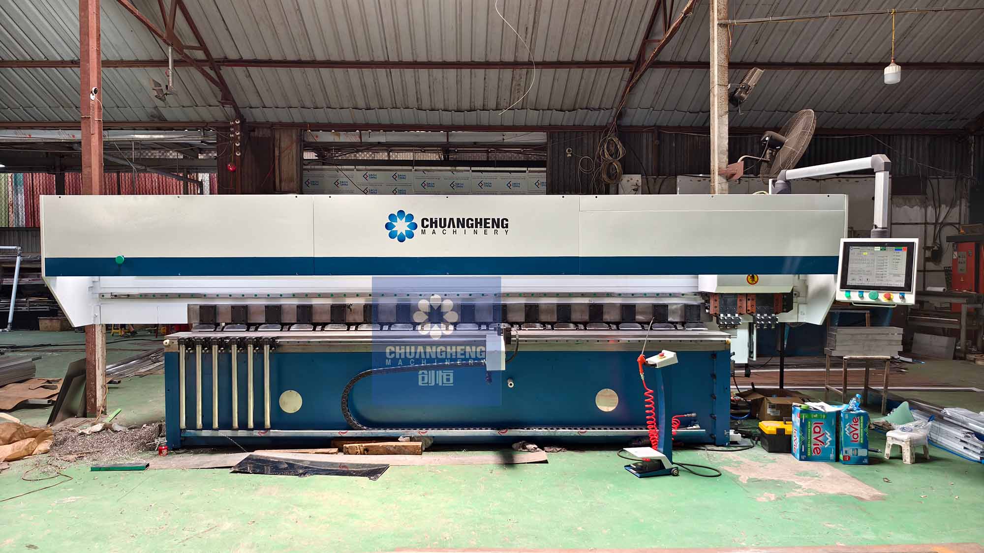 double grooves type cnc v grooving machine