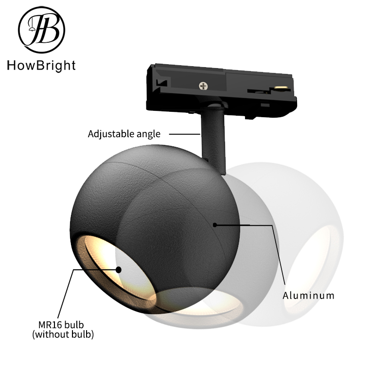 Supply GU10 Indoor Adjustable Track Light Fixtures Wholesale Factory