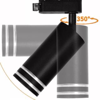 Black Color Kitchen Led Track Lighting Fixtures