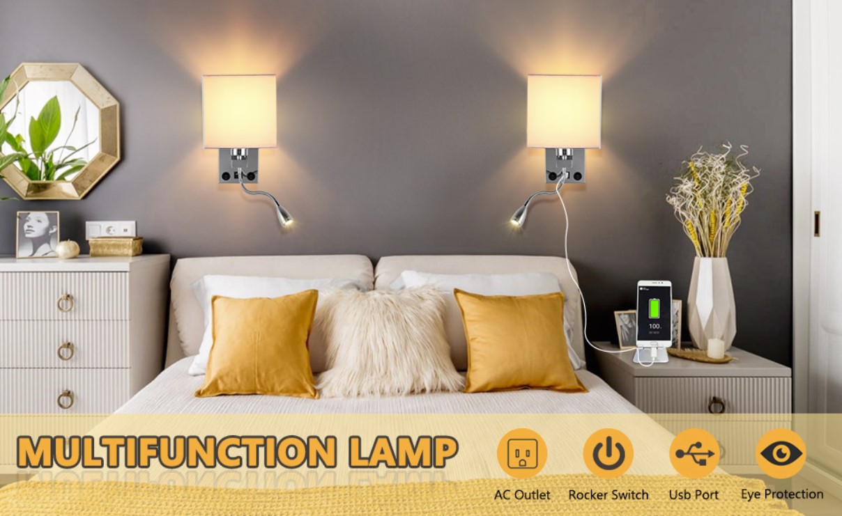 swing arm led wall lamp