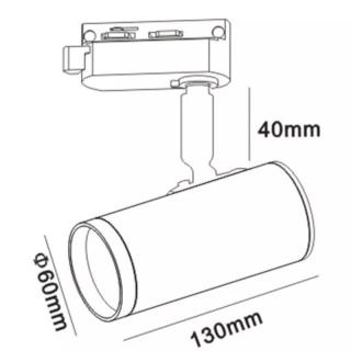 Interior Bedroom Black Modern Track Lighting