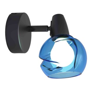 Large Coloured Glass Globe Pendant Light