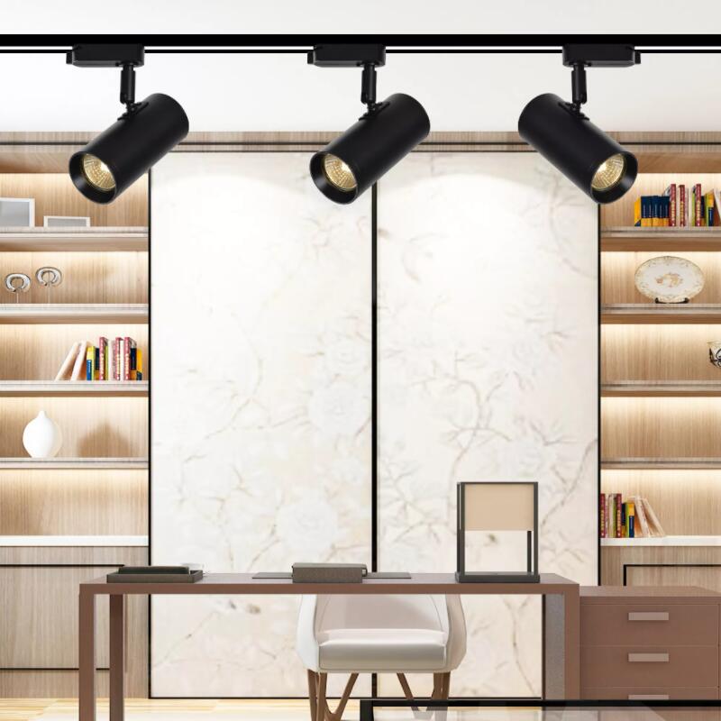 black modern track lighting