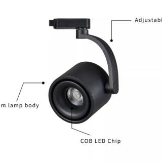 Modern Indoor Black Cob Bright Led Track Lighting