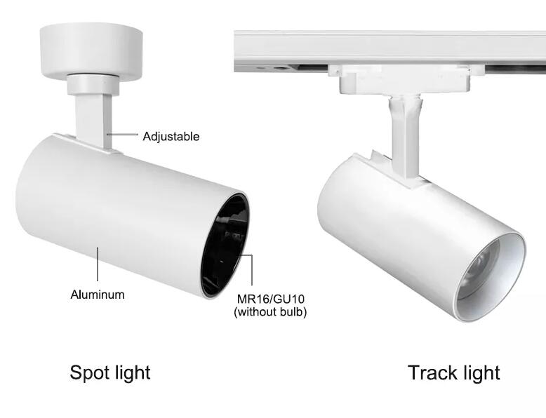 gu10 track light fittings