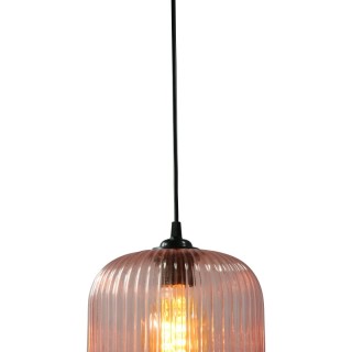 Unusual Oversized Coloured Glass Lamp Pendant Light