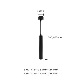 Modern Funky Black Wire Cylinder Pendant Light